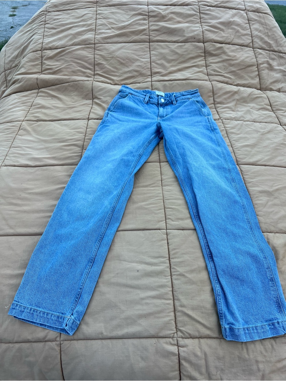 Cotton On Baggy Medium Wash Denim Jeans Size 28”
